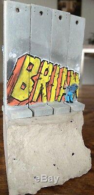 Banksy Walled Off Hotel Wall Section Souvenir BRIAN Sculpture SOLD OUT