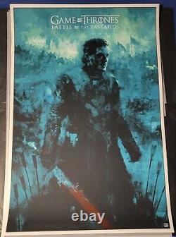 Battle of the Bastards by Karl Fitzgerald Mondo / Bottleneck SOLD OUT poster