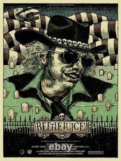 Beetlejuice by Rich Kelly Rare Sold out Mondo