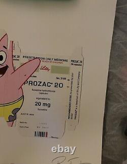 Ben Frost Sponge Bob Patrick on Prozac LE 50 Print Signed withCOA Sold Out In Hand