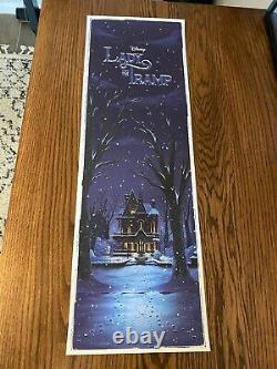 Ben Harman Disney Lady and the Tramp Winter Variant LE Sold Out Print Nt Mondo