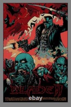 Blade 2 by Mike Sutfin Variant Rare sold out Mondo print