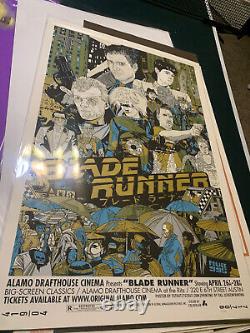 Blade runner by Tyler Stout Regular Rare sold out Mondo print Read