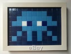 Blue #11 Invasion Kit 2009 Space Invader Framed Extremely Rare SOLD OUT