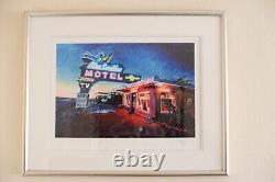 Bob Dylan Art Print Blue Swallow Motel, Route. 66 (2019) RARE SOLD OUT