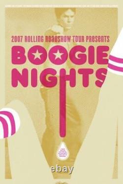 Boogie nights by Aesthetic apparatus Rare Sold Out Mondo Print