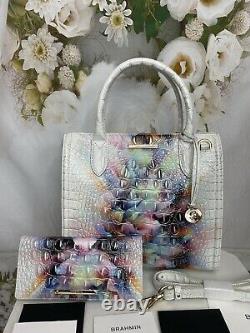 Brahmin Prism Small Caroline Bag With matching Ady wallet NWTS STUNNING SOLD OUT
