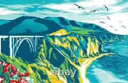 Brand New The Big Sur Coast California by Shepard Fairey Sold Out