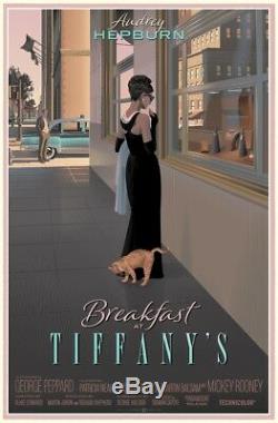 Breakfast at Tiffany's by Laurent Durieux Very Rare Sold Out Not Mondo Print