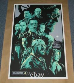 Breaking Bad Ken Taylor Poster Screen Print x/300 Rare Sold Out 24x36 Mondo