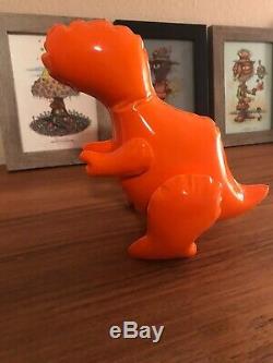 Brett Kern Art Dinosaur Orange T-Rex. Sold out rare