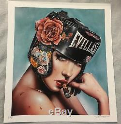 Brian Viveros Undefeated Giclee Print Sold Out Signed