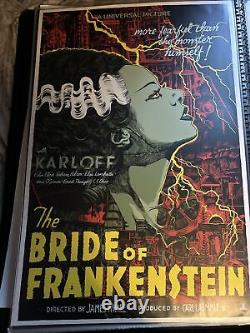Bride of Frankenstein by Francesco Francavilla Regular Rare sold out Mondo