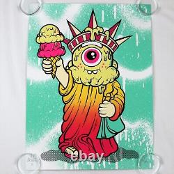 Buff Monster Liberty v2 Art Print Signed And Numbered #90/200 SOLD OUT