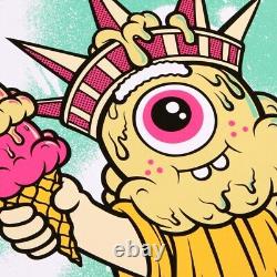 Buff Monster Liberty v2 Art Print Signed And Numbered #90/200 SOLD OUT