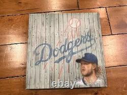 CLAYTON KERSHAW Mike Kupka GALLERY WRAPPED Giclee Baseball Art Sold Out 1/195