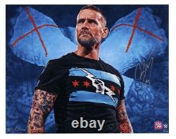 CM Punk Signed 16 x 20 Photo Print Art by Brian Konnick /50 Sold Out WWE Shop