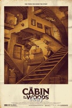 Cabin in the woods by Phantom City Creative Rare sold out Mondo print