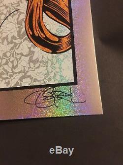 Chuck Sperry Beauty SPARKLE Foil Art Print Signed#d/25 Mint SOLD OUT FT. WAYNE