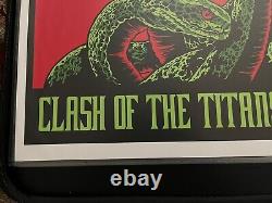 Clash of the titans by Ken Taylor Regular Rare sold out Mondo