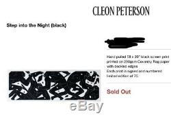 Cleon Peterson Step Into The Night Print Signed Limited To 75 Sold Out In Hand
