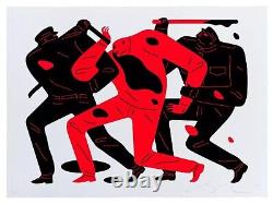 Cleon Peterson The Disappeared White SOLD OUT 24X18 EDITION OF 100