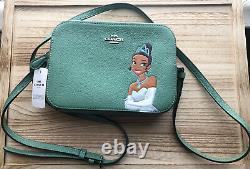 Coach Disney X Coach Mini Camera Bag With Tiana Washed Green C3405 SOLD OUT NWT