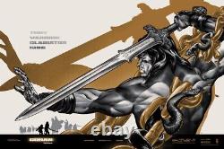 Conan The Barbarian Mondo Art Print Martin Ansin Super Rare Variant New Sold Out