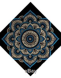Cryptik Blue Lotus Print limited edition 1 of 75 lithograph (Sold Out)