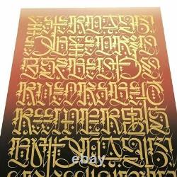 Cryptik Yesterday Screen Print Signed & Numbered SOLD OUT edition of 150 RETNA