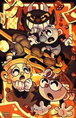 Cuphead X Youtooz Devils Pawn Print Limited Edition Print Sold Out