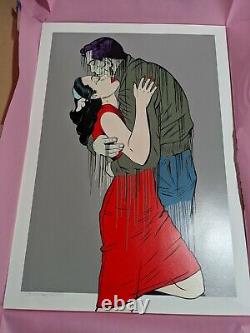 DFACE RUNAWAY Signed Print #/150 DFACE SOLD OUT Stored flat beautiful condition