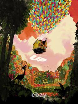 DISNEY PIXAR UP GICLEE POSTER PRINT RAID71 SOLD OUT Limited Edition of 150