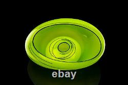 Dale Chihuly Vienna Green Basket Rare, Sold Out Edition