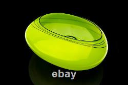 Dale Chihuly Vienna Green Basket Rare, Sold Out Edition