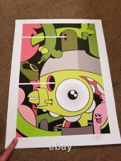 Dalek Space Monkey Pointing Fingers Sold Out! Edition Of 50 James Marshall Print