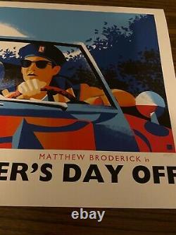 Danny Haas Ferris Beuller's Day Off Limited Edition Sold Out Print Nt Mondo