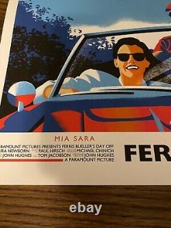 Danny Haas Ferris Beuller's Day Off Limited Edition Sold Out Print Nt Mondo