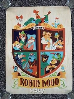 Dave Perillo Disney Robin Hood Wood Variant Sold Out Bottleneck David Mondo