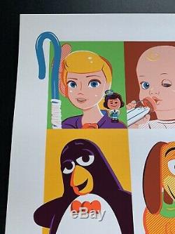 Dave Perillo TOY STORY Pixar Movie Poster Disney Print Mondo PCC Rare Sold Out