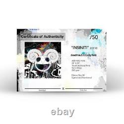 Deadmau5 x Cobykatz IN5INITI 24 Signed Auto Art Print Limited Editon Sold OUT