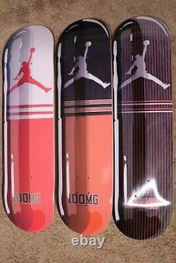 Denial Skateboard Jordan Set of 3 (SOLD OUT) 1xRun COA /75 not Supreme KAWS