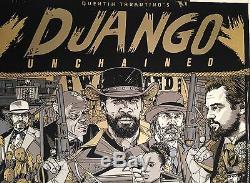 Django Unchained Tyler Stout Variant Sold Out Mondo xx/290