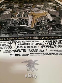 Django Unchained Tyler Stout Variant Sold Out Mondo xx/290