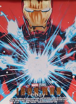 Doaly Art IRON MAN Gold Foil Limited Marvel Print (SOLD OUT) RARE BOTTLENECK