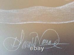 Donald Vann Cherokee Signed Litho On Art SKETCH Paper Very Rare Sold Out 26X20