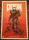 Doom Poster Mondo Screen Print By Gabz Sold Out Limited Edition Xx/275 Id