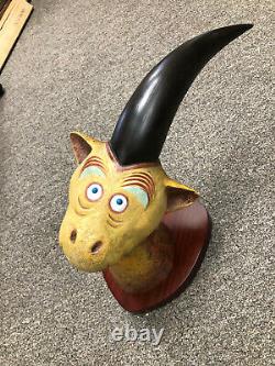 Dr Seuss Unorthodox Taxidermy'Unicorn' Sculpture S/N with COA Sold Out Edition