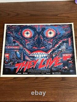 Drew Millward They Live Limited Edition Sold Out Movie Art Print Nt Mondo