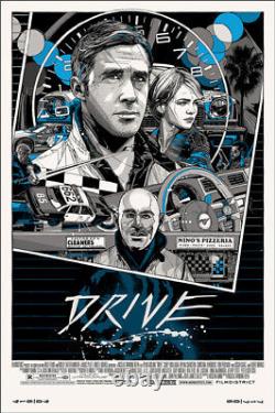 Drive by Tyler Stout Portrait Variant Rare Sold Out Mondo Print